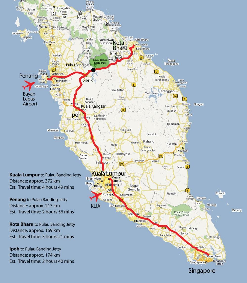 ipoh in maleisië kaart
