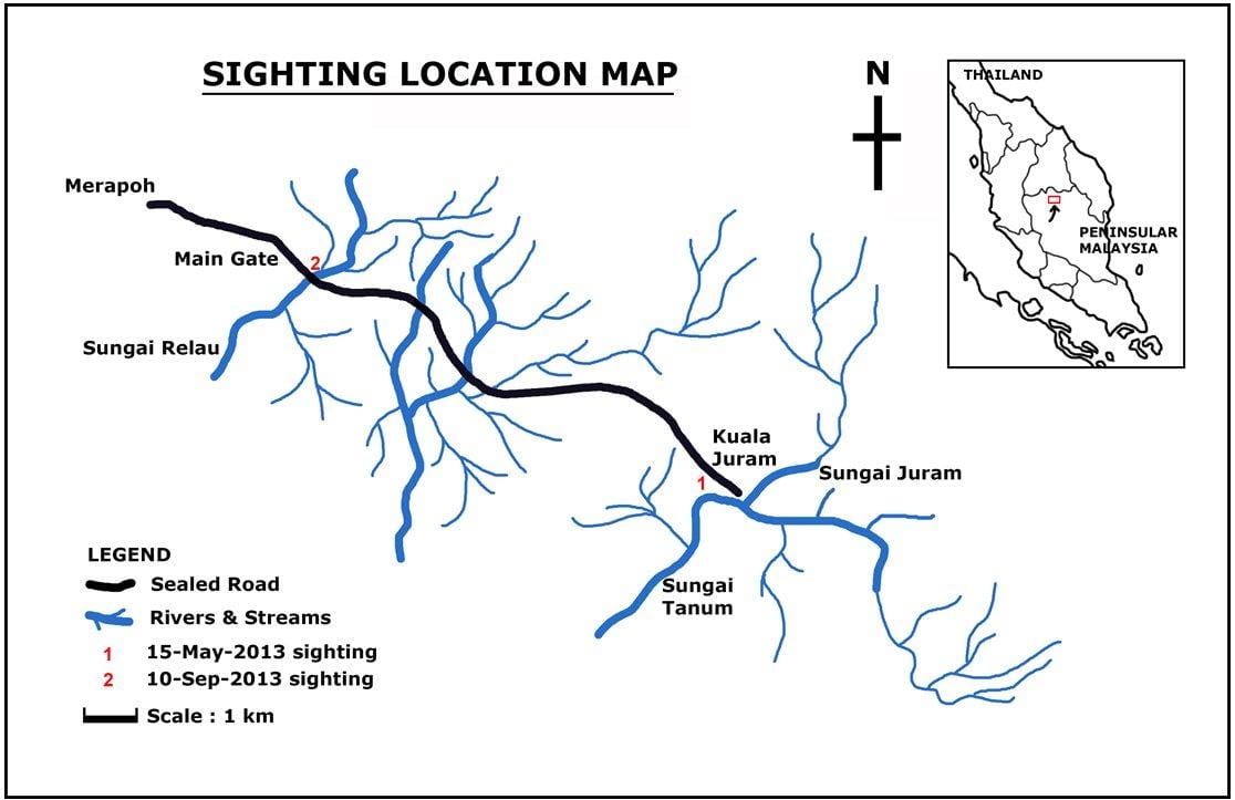 kaart maleisië rivier