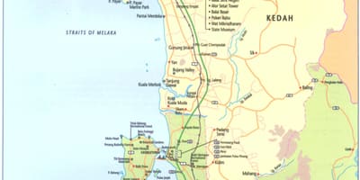 Maleisië, kedah kaart